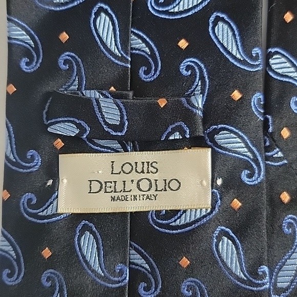 Louis Dell Olio Men’s Multicolored Tie - Picture 4 of 8